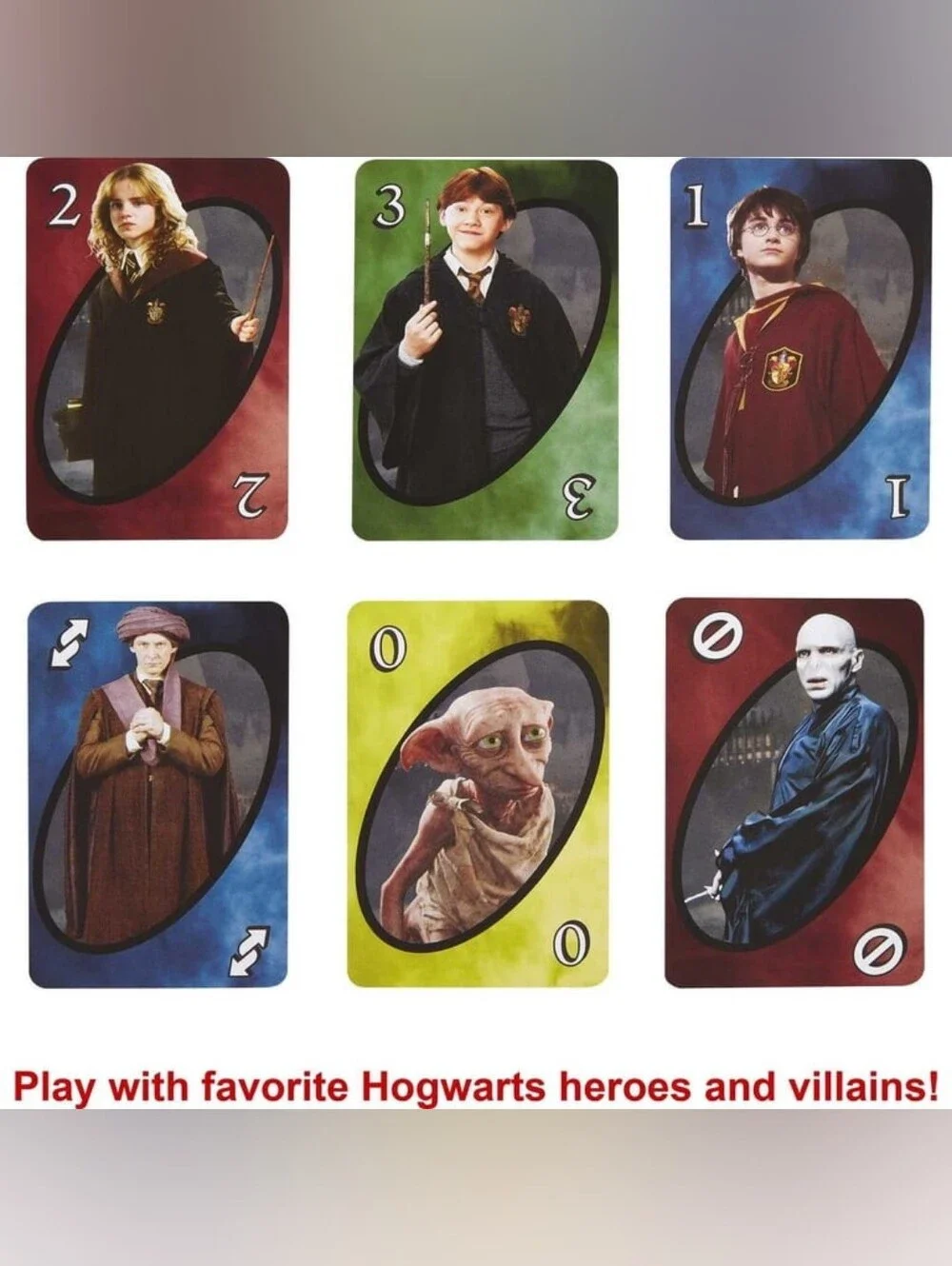 UNO Card Game - Harry Potter Edition with Storage Tin, Mattel Games, 2018